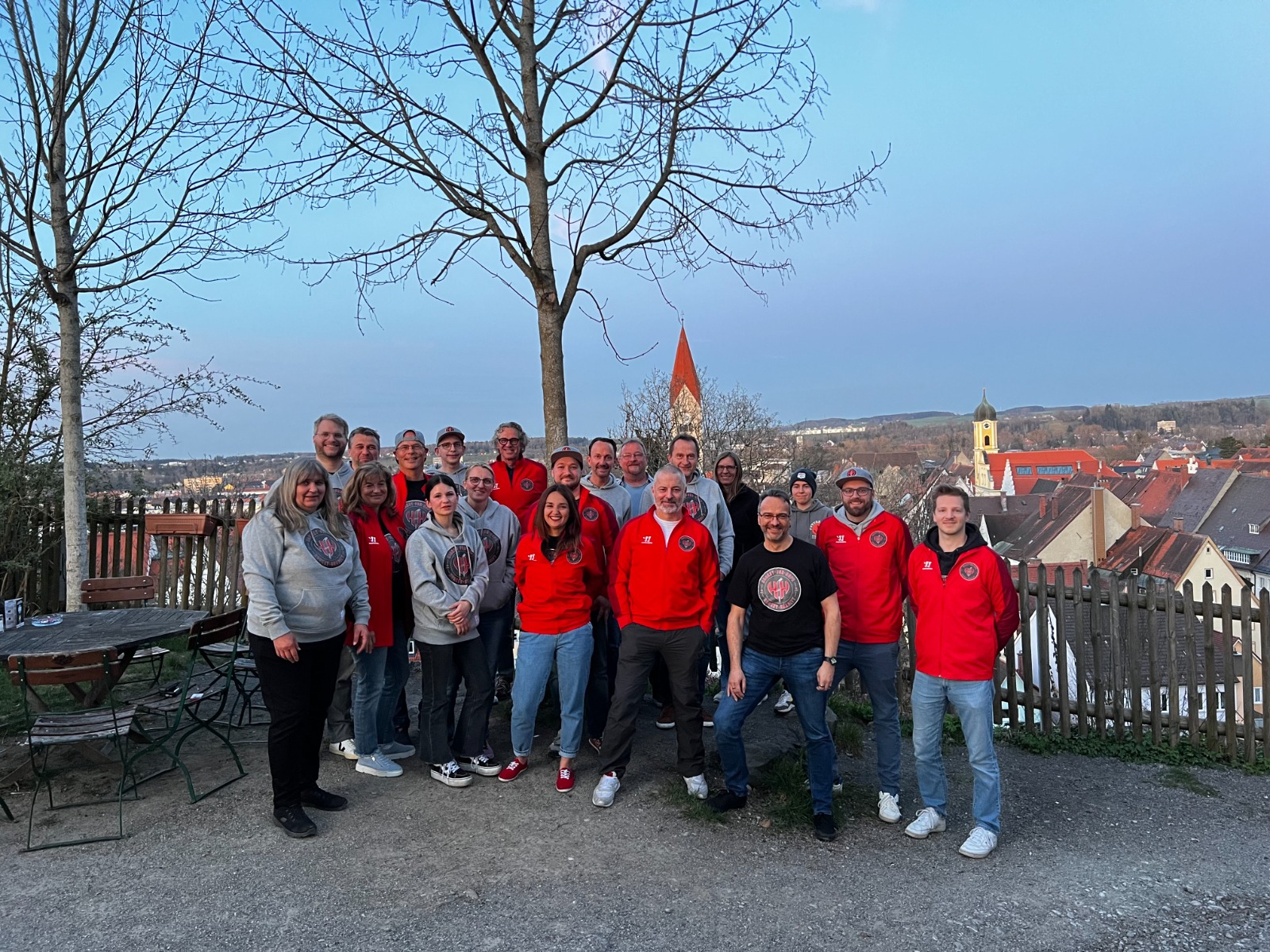 Gruppenfoto der Hockey for Hope Mitglieder